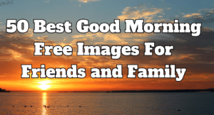 50 Best Good Morning Free Images For Friends and Family