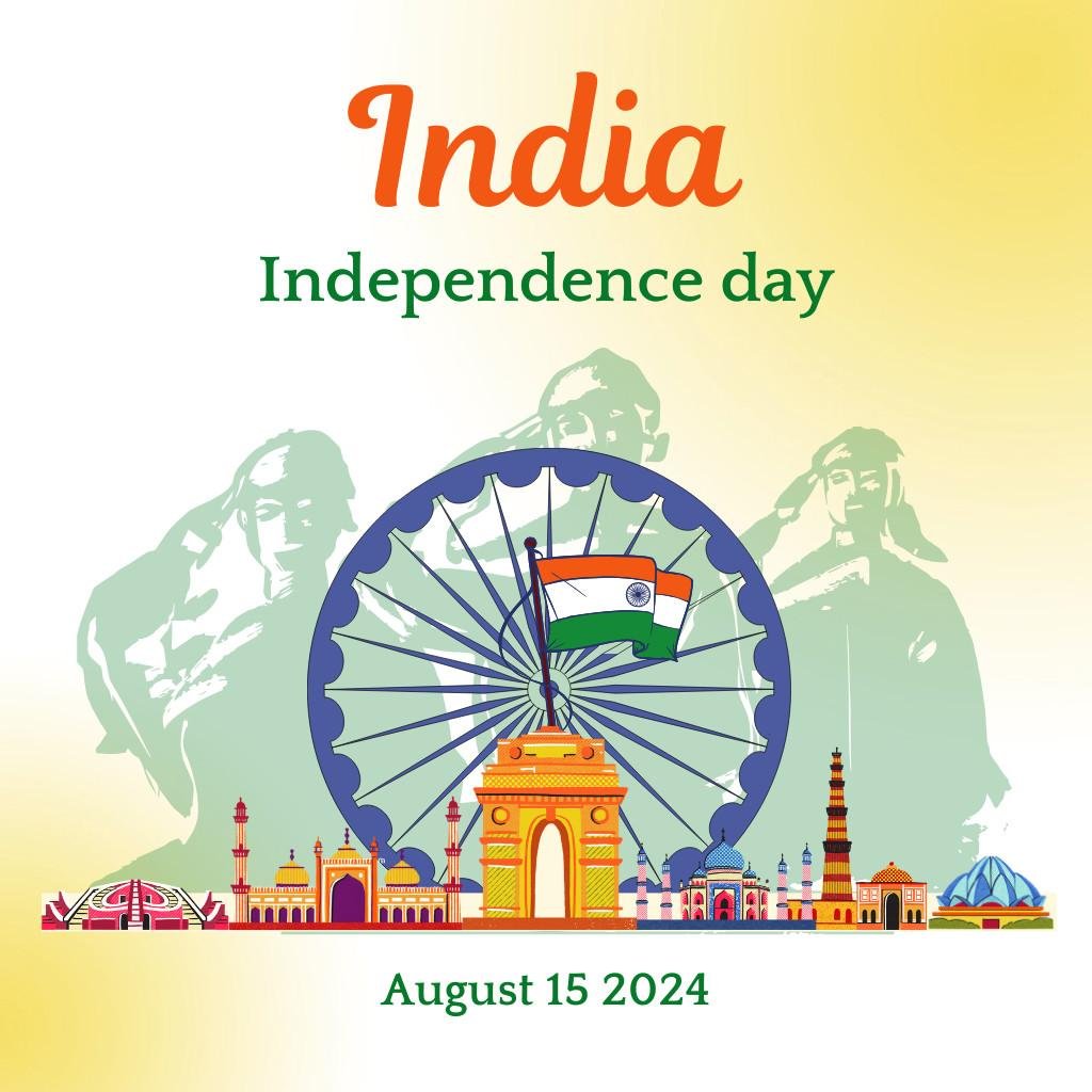 Online Free Images for 15th August 2024: Celebrating Independence Day of India